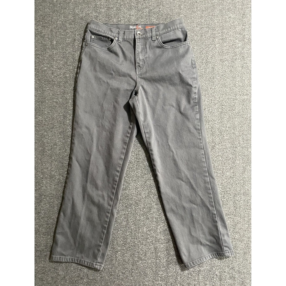 STYLE & CO WOMEN'S GRAY JEANS - EASY - SIZE 8